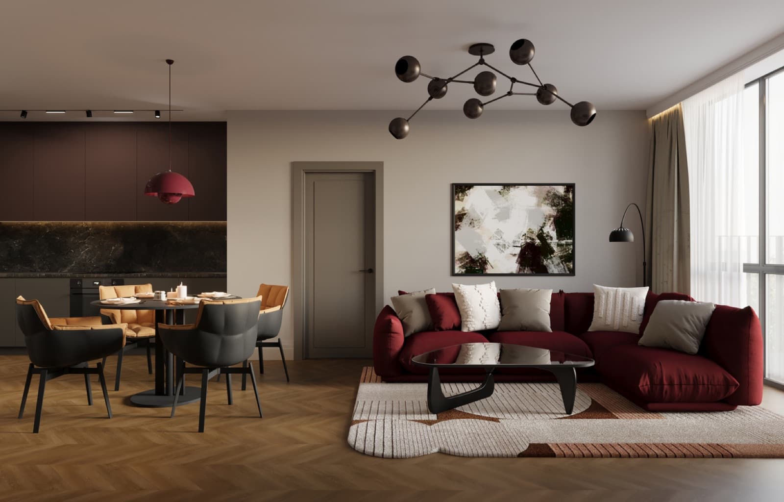 Bordo Rezidences — interior render.